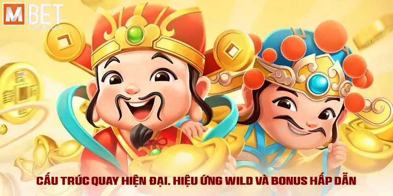 Nổ Hũ Thần Tài - Bí Kíp Bùng Nổ Tiền Tỷ, Quay Là Trúng Lớn 3 Cấu trúc quay hiện đại, hiệu ứng Wild và Bonus hấp dẫn