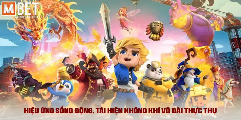 Nổ Hũ Võ Đài - Bí Kíp X3000 Tiền Thưởng Chỉ Trong 5 Phút 3 Hiệu ứng sống động, tái hiện không khí võ đài thực thụ